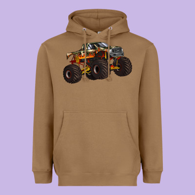 Monster Truck Heavyweight Hoodie Designed By Artiststas