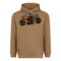 Toasted Coconut monster truck Heavyweight Hoodie - Artiststas