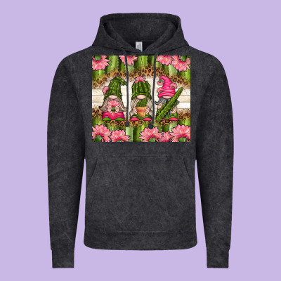 Cactus Gnomies Vintage Hoodie Designed By Tumblerdesignbyshophia