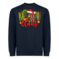 Navy christmas mini claus Heavyweight Sweatshirt - FaDigitalArtStudio