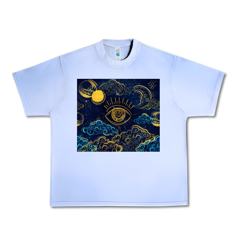 Evil Eye Moon Urban Heavy Tee by TumblerDesignByShophia | Teevron