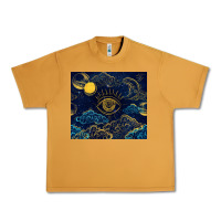 Peanut Butter evil eye moon Urban Heavy Tee - TumblerDesignByShophia