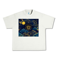 Pistachio evil eye moon Urban Heavy Tee - TumblerDesignByShophia