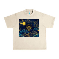 Sandshell evil eye moon Urban Heavy Tee - TumblerDesignByShophia