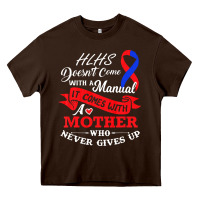 Chocolate Brown Hlhs Awareness Support Shirt Awesome Gift For Awesome Family Heavy Core Tee - minhPixels