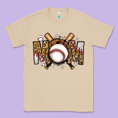 Baseball Mom Classic Tee Designed By Jasminsmagicworld