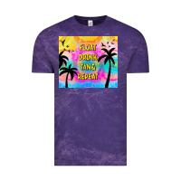 Cloud Purple float drink tan & repeat Vintage Tee - TumblerDesignByShophia