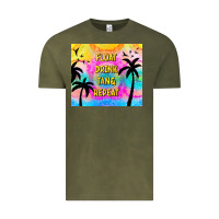 Vintage Olive float drink tan & repeat Vintage Tee - TumblerDesignByShophia