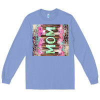 Colony Blue Mom leopard Long Sleeve Tee - CowGirlArtShop
