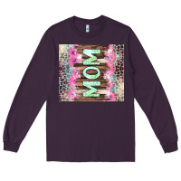 Plum Mom leopard Long Sleeve Tee - CowGirlArtShop