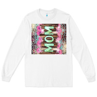 White Mom leopard Long Sleeve Tee - CowGirlArtShop