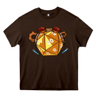 Chocolate Brown Dnd Artificer Heavy Core Tee - minhPixels