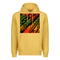 Antique Gold african tribal seamless pattern Premium Hoodie - BundleAndBundleShop