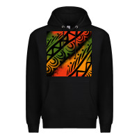 Black african tribal seamless pattern Premium Hoodie - BundleAndBundleShop