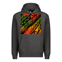 Charcoal Heather african tribal seamless pattern Premium Hoodie - BundleAndBundleShop
