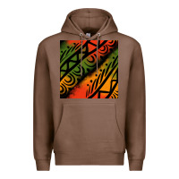 Chestnut african tribal seamless pattern Premium Hoodie - BundleAndBundleShop