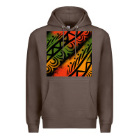 Coffee african tribal seamless pattern Premium Hoodie - BundleAndBundleShop