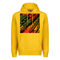 Lemon african tribal seamless pattern Premium Hoodie - BundleAndBundleShop