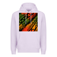 Lilac african tribal seamless pattern Premium Hoodie - BundleAndBundleShop