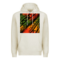 Oatmeal Heather african tribal seamless pattern Premium Hoodie - BundleAndBundleShop