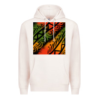 Pale Pink african tribal seamless pattern Premium Hoodie - BundleAndBundleShop