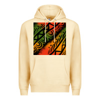 Pina Colada african tribal seamless pattern Premium Hoodie - BundleAndBundleShop