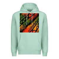 Seafoam african tribal seamless pattern Premium Hoodie - BundleAndBundleShop