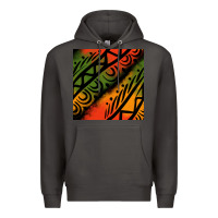Smoke african tribal seamless pattern Premium Hoodie - BundleAndBundleShop