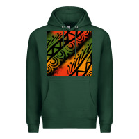 Sports Green african tribal seamless pattern Premium Hoodie - BundleAndBundleShop