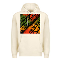 Tofu african tribal seamless pattern Premium Hoodie - BundleAndBundleShop