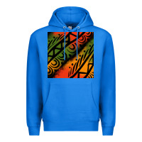 True Royal african tribal seamless pattern Premium Hoodie - BundleAndBundleShop
