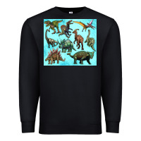 Black dinosaurs tumbler Premium Sweatshirt - Artiststas