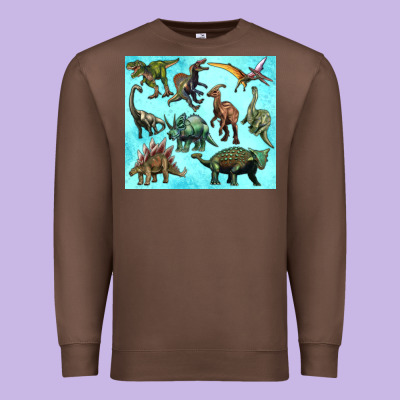 Dinosaurs Tumbler Premium Sweatshirt Designed By Artiststas
