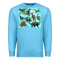 Ocean Blue dinosaurs tumbler Premium Sweatshirt - Artiststas