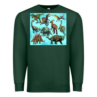 Sports Green dinosaurs tumbler Premium Sweatshirt - Artiststas