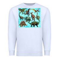 White dinosaurs tumbler Premium Sweatshirt - Artiststas