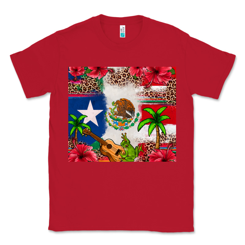Mexican And Puerto Rico Flag Classic Tee by texasbilliewilder | Teevron