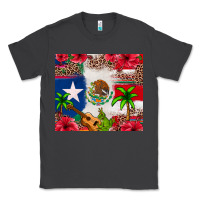 Smoke Mexican and Puerto Rico flag Classic Tee - texasbilliewilder