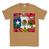Toasted Coconut Mexican and Puerto Rico flag Classic Tee - texasbilliewilder