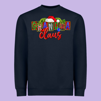 Christmas Grandma Claus Heavyweight Sweatshirt Designed By Fadigitalartstudio