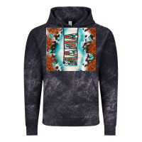 Cloud Black tooled leather and cowhide mama Vintage Hoodie - TumblerDesignByShophia