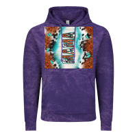 Cloud Purple tooled leather and cowhide mama Vintage Hoodie - TumblerDesignByShophia