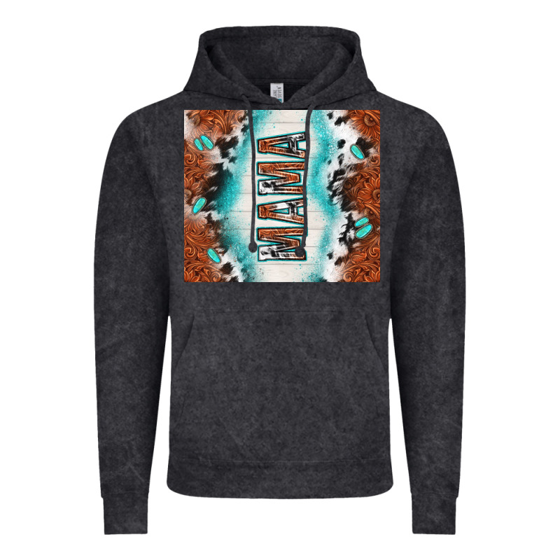 Tooled Leather And Cowhide Mama Vintage Hoodie by TumblerDesignByShophia | Teevron