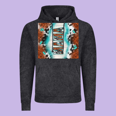 Tooled Leather And Cowhide Mama Vintage Hoodie Designed By Tumblerdesignbyshophia