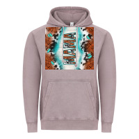 Vintage Zinc tooled leather and cowhide mama Vintage Hoodie - TumblerDesignByShophia