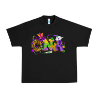 Black Mardi Gras CNA Nurse Urban Heavy Tee - HowdyJamesFarm