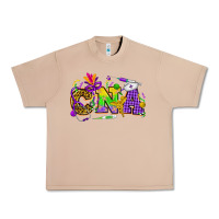 Burro Mardi Gras CNA Nurse Urban Heavy Tee - HowdyJamesFarm