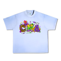 Grape Ice Mardi Gras CNA Nurse Urban Heavy Tee - HowdyJamesFarm