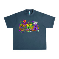 Midnight Navy Mardi Gras CNA Nurse Urban Heavy Tee - HowdyJamesFarm