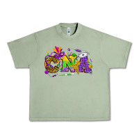 Oil Green Mardi Gras CNA Nurse Urban Heavy Tee - HowdyJamesFarm